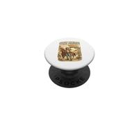 Fuori qui e orgoglioso design LGBTQ Cowboy Pride PopSockets PopGrip Adesivo