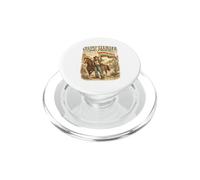 Fuori qui e orgoglioso design LGBTQ Cowboy Pride PopSockets PopGrip per MagSafe