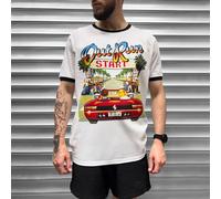 Fuori Run Rétro Gioco Uomo T Shirt Vintage Arcade 80s