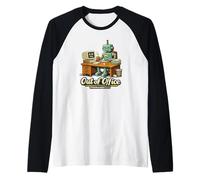 Fuori sede Permanentemente Divertente AI Robot Work Humor Maglia con Maniche Raglan