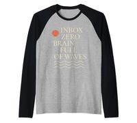 Fuori sede Regina Modalità Vacanza Slack Humor Remote Break Maglia con Maniche Raglan