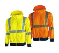 Fuori tutto - Felpa Alta Visibilità U-Power Melody colore orange fluo t 3XL
