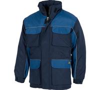 Fuori tutto - Giubbotto da lavoro multitasche Workteam Navy/Azzurro 2XL