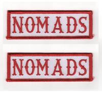 Fuorilegge Motociclista Componente Hog 1% Er Mc Nomadi 2-PATCH Set