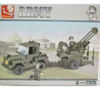 Fuoristrada SLUBAN ARMY M38 - B7300 con rimorchio FLAK