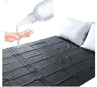 Fuoriuscita di lubrificante per lenzuola in PVC nero da 220 cm, impermeabile, bagnato