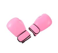 FUOYLOO 1 paio di guantoni da boxe per bambini e bambine - Guantoni da allenamento da boxe per ragazzi da 8 once - da sparring per bambini per sacco da, kickboxing, muay thai, MMA, rosa