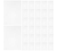 FUOYLOO 100 fogli di plastica trasparente per rilegatura - Copertine A4 non perforate per la protezione di documenti in ufficio, la rilegatura di presentazioni aziendali, le copertine per relazioni e