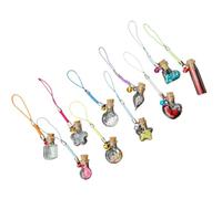 FUOYLOO 10pezzi Bottiglie in Vetro con Tappo in Sughero e Corda Vasetti Piccoli Creativi per Decorazioni e DIY Bottiglie Uniche Forma di Barattolo per Bomboniere e Regali Bambine