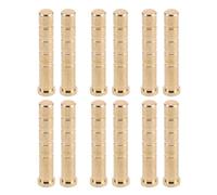 FUOYLOO 12 Pezzi 100 grani Freccia da tiro con L'Arco Vite Inserto in Rame Inserti per frecce Connettore Punte Freccia per Asta con Diametro Interno 0,244"/6,2 mm