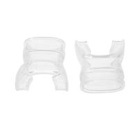 FUOYLOO 2 boccagli da Snorkeling in Silicone: boccaglio di Ricambio Trasparente per Bambini - Compatibile con la Maggior Parte degli erogatori per Immersioni subacquee - Accessori per Snorkeling e