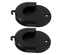 FUOYLOO 2 Pezzi Staffa senza Wireless e Gancio in Telecamera per a Struttura Plastica Nera, Installazione Trapano, Resistente Sicura per Monitoraggio Domestico e