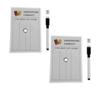 FUOYLOO 2 set di tracker per la rotazione dei giocatori di pallavolo con pennarello, per tenere traccia delle posizioni dei giocatori, delle sostituzioni e time-out. Materiale per allenatori,