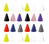 FUOYLOO 45 pezzi Copertura per Punta Penna Stylus in Silicone Compatibile con Apple Pencil ª e ª Generazione Protettivo e Facile da Installare per Penne Touch e Pennino Tablet