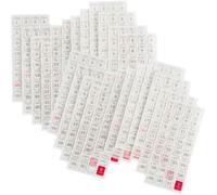 FUOYLOO Adesivi Calendario Giornaliero Autoadesivi per Planner e Diario, Schede per Pianificatore D’Ufficio e Casa, Set 24 Pezzi Facili da Staccare e Trasportare per