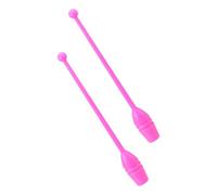 FUOYLOO Bastoncini da Ginnastica Ritmica 1 Paio Portatili per Programmi Scolastici e Musicali per Ragazzo Ragazza e Adulti