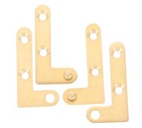 FUOYLOO Cerniere Pivotanti Nascoste per Porte e Finestre, 4 Pezzi in Rame, Albero su Giù, Installazione Semplice per Porte Pivotanti ad Alta Resistenza in Legno e Vetro