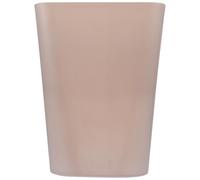 FUOYLOO Cestino Porta Rifiuti in Plastica Trasparente Color Caffè Chiaro, Contenitore Spazzatura Grande per Casa, Ufficio, Bagno e Camere da Letto, Bidone Organizzatore Interno Facile