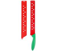 FUOYLOO Coltello per Anguria Professionale Seghettato con Manico Ergonomico, Lama Lunga per Melone, Pane e Formaggio, Utensile da Cucina per Affettare Frutta e Prodotti da Forno