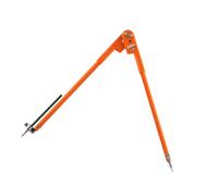 FUOYLOO Compasso per Tracciare in PP Grande Calibro Regolabile e Pennarello Sottile Utensile Manuale per Falegnameria e Lavori di Precisione Artigianale