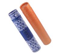 FUOYLOO Contenitore Scorrevole per Pezzi di Calligrafia 2Pezzi Scatola Porta Pergamena in Broccato Design Personalizzabile per Progetti Calligrafia Creativa e Regali Pittori