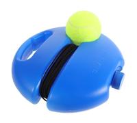 FUOYLOO Dispositivo di Allenamento Tennis Singolo in Plastico Spesso, Set da 1 per Principianti e Intermedi, Base Blu per Pratica e Miglioramento Sportivo