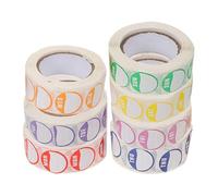 FUOYLOO Etichette Adesive Personalizzate Giorni della Settimana 7 Pezzi in Carta Patinata Resistenti allo Strappo per Gestione Inventario e Imballaggio Spedizioni