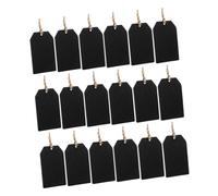 FUOYLOO Etichette Decorative in Legno Corda, 32 Pezzi 5x8 Cm, Etichette per Lavagna Appese Multifunzione per Matrimonio e Decorazioni Fai da Te