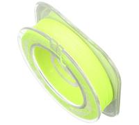 FUOYLOO Filo Guida per Canna da Pesca 50m Giallo Fluorescente Lenza per Avvolgimento Fascetta ad Anello per Pesca in Mare e Acque Dolci