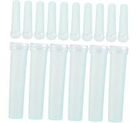 FUOYLOO Floreale 7.2x1.8cm 20 in Plastica Blu Tappi di Gomma, Conservazione Acqua Senza Perdite, per Steli di Fiori Freschi per Fioristi e Artigiani
