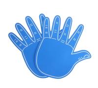 FUOYLOO Guanti Grandi in Eva a Forma di Mano Cinque Dita per Cheerleading, 2 Pezzi Leggeri per Eventi Sportivi e Concerti, Resistenti per Aumentare L'atmosfera