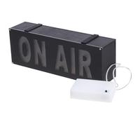 FUOYLOO Insegna Luminosa LED On Air Cartello Segnale per Ufficio e Studio Funzione Luce Notturna Alimentazione a Batterie Aaa per Ambienti Casa e Registrazione