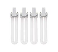 FUOYLOO Lampada per Unghie 12w Tubi di Ricambio UV per Manicure Gel LED Set da 4 Pezzi Compatibile Asciugatrice per Nail Art Piccola e Leggera per Uso Professionale e Domestico