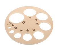 FUOYLOO Modello di Dilatazione Cervicale in Legno per Ostetrica, Ruota di Posizione Fetale Scolpita, Strumento Didattico per Educazione al Parto e Formazione Medica