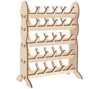 FUOYLOO Organizzatore per Rocchetti di Filo in Legno Supporto Staccabile per Quilting e Lavori Artigianali, per Hobby Creativi e Cucito a Mano