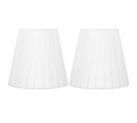 FUOYLOO Paralume per Lampada in Garza Traslucida 2 Pezzi Coprilampada Morsetto Adatto a Lampade da Soffitto e Abatjour