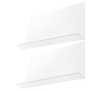 FUOYLOO Paraspruzzi per Vasca da Bagno Angolare 2 Pezzi PVC Trasparente Barriera Anti-Spruzzi per Doccia e Lavandino Uso Domestico Facile Montaggio