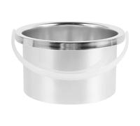 FUOYLOO Pentola per Fusione della Cera in Alluminio 105 MM Scaldacera per Depilazione Bruciatore Interno Vaso di Cera Piccolo per Ceretta Professionale