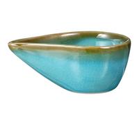 FUOYLOO Piatto in Terracotta Piccolo per Oli Essenziali Blu, Resistente e Sicuro, per Maschere Viso e Uso Professionale in Centro Estetico