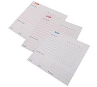 FUOYLOO Planner Settimanale Magnetico 3 Pezzi per Frigorifero Lavagna Bianca in Gomma e Plastico, per Favorire L'autodisciplina le Buone Abitudini a Casa