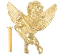 FUOYLOO Pomello per Mobile in Ottone a Forma di Angelo, Resistente e Facile da Usare, per Comò, Armadi e Cassetti in Cucina e Zona Living