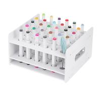 FUOYLOO Porta Forbici in Legno e Organizer da Scrivania Multifunzione Scomparti per Materiali Artistici e Cancelleria, per Insegnanti e Studenti