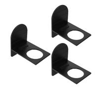 FUOYLOO Porta Shampoo da Bagno da Parete in Alluminio Spaziale 3 Pezzi Gancio Porta Flacone Regolabile e Portasapone Liquido per Organizer Bagno Montaggio Senza Foratura