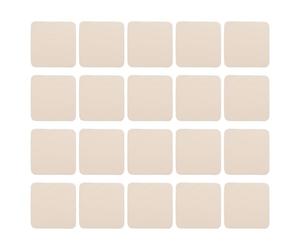 FUOYLOO Set 20 Pezzi Panno di Camoscio Morbido 10x10 Cm per Ceramica, Strumento per Rifinitura Argilla, Tessuto Versatile per Lucidare Bordi e Dettagli, Uso a Mano Sia Bagnato