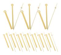 FUOYLOO Set da 10 Lancette Lunghe per Orologi da Uomo in Metallo Kit per Riparazione e Fai da Te Orologio da Parete Grande