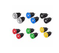 FUOYLOO Tappi per Manubrio Bici in Lega di Alluminio CNC, Coppia da 2 Paia, Tappi di Bloccaggio Espandibili Vite, Leggeri e Resistenti per Mountain Bike e Bici da Corsa