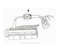 FUOYLOO Tester di Accensione per Auto 2 Pezzi Rilevatore Scintilla e Test della Bobina, Strumento Diagnostico per Controllo Candela e Accensione Motore, Adatto a Riparazioni