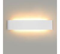 FUPE Applique da parete interno 18W,luce da parete a LED per interni,luce da parete a 3 colori su e giù per interni,luci da parete moderne in alluminio a LED,per soggiorno,camera da letto,corridoio
