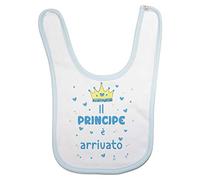 Fupies Bavaglino neonato il principe è arrivato, Azzurro