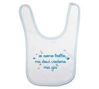 Fupies Bavaglino neonato io sono bello ma devi vedere mia zia, Azzurro